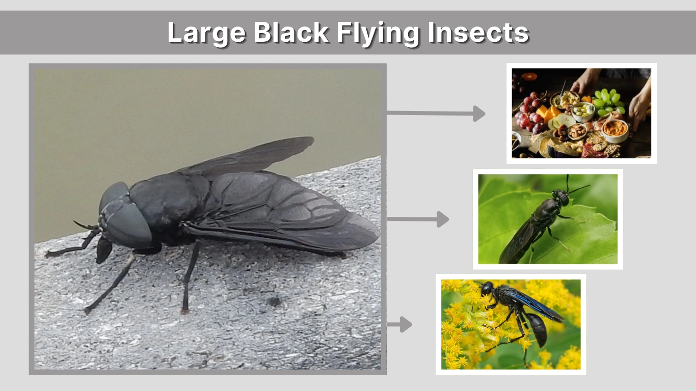 Large Black Flying Insects: Identification, Types, and Regional Variations