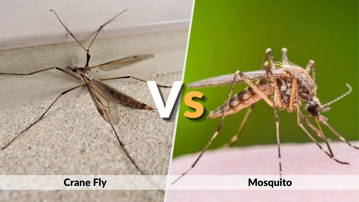 Crane Fly vs Mosquito: Differences, Myths & Facts