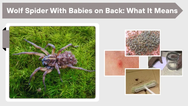 Wolf Spider With Babies on Back What It Means