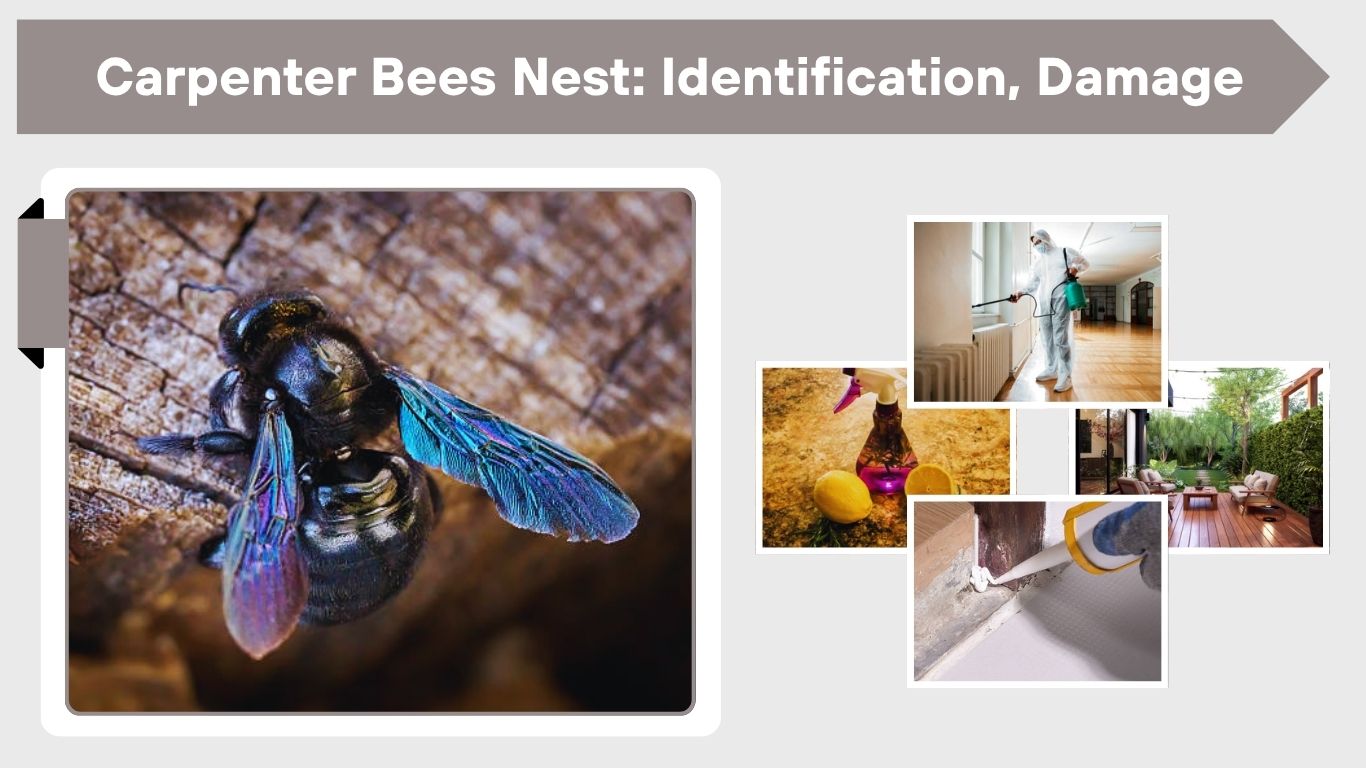 Carpenter Bees Nest: Identification, Damage & Removal Guide