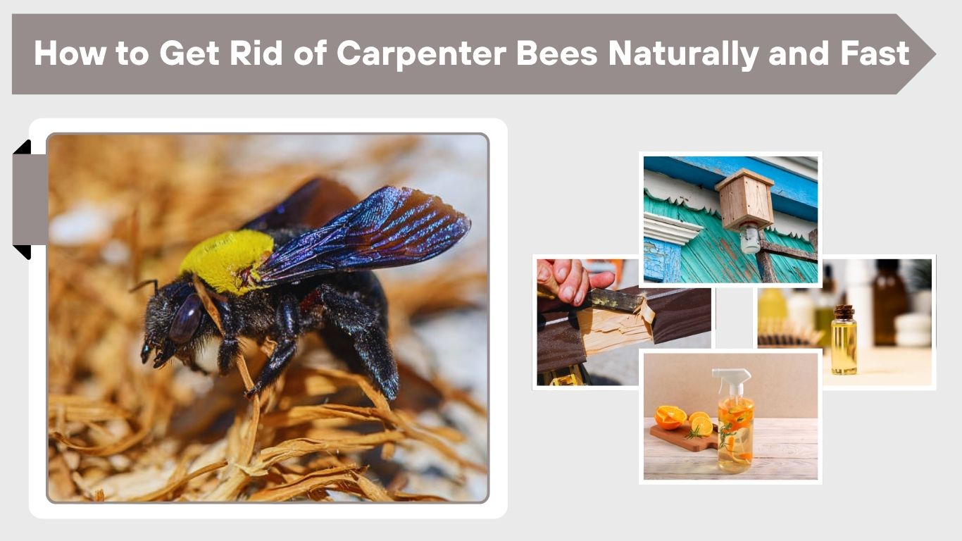 How to Get Rid of Carpenter Bees Naturally and Fast