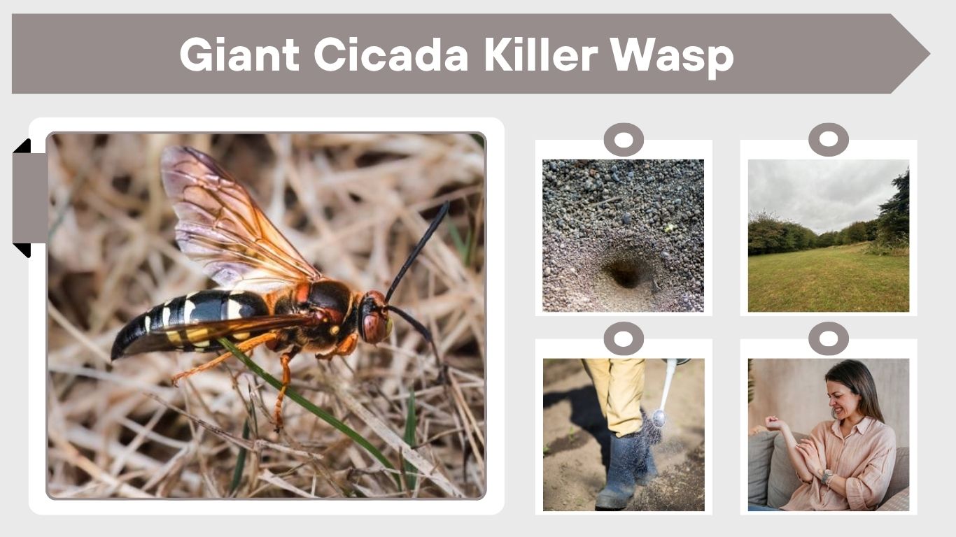 Giant Cicada Killer Wasp: Facts, Nest, Sting and Removal