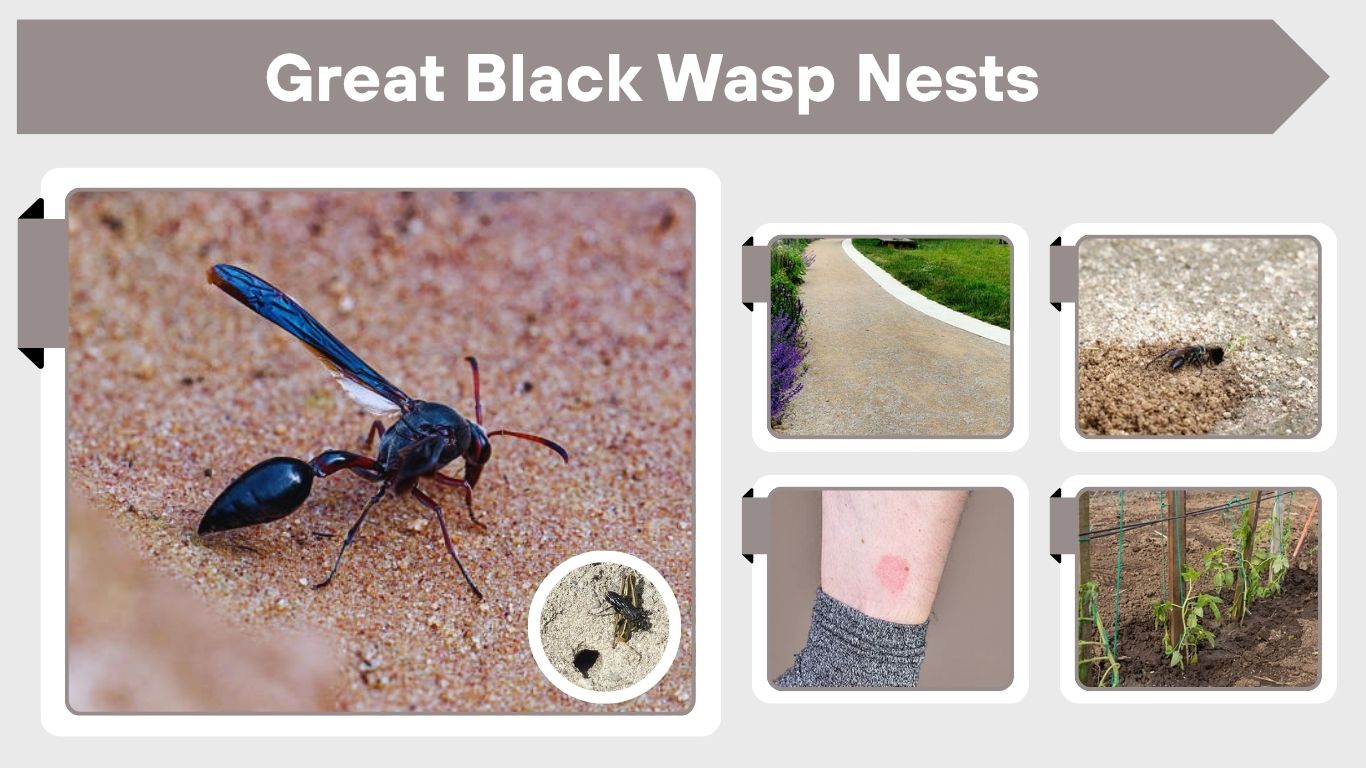 Great Black Wasp Nests: Safe Removal and Identification
