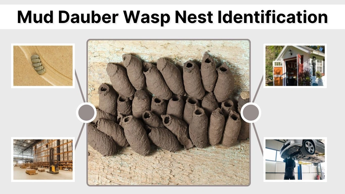 Mud Dauber Wasp Nest Identification, Locations and Safe Removal