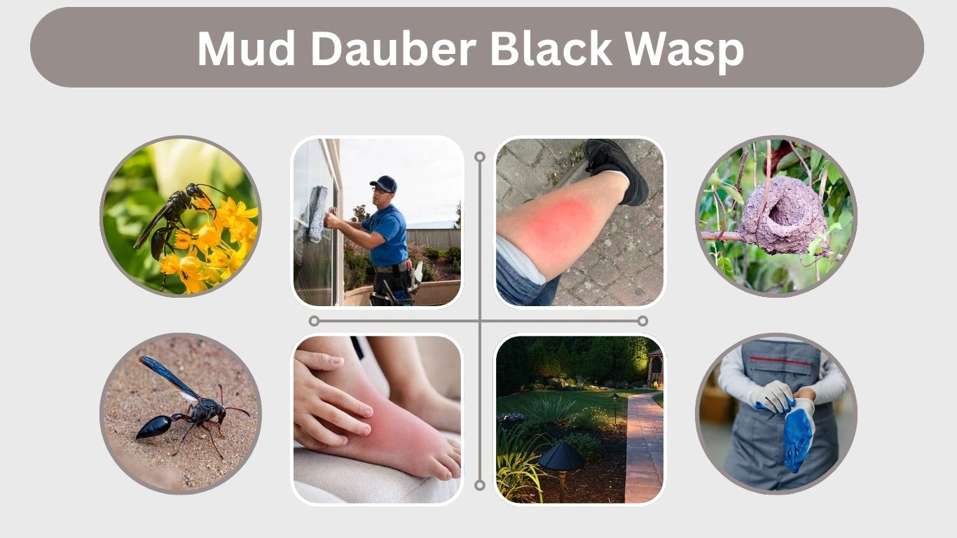 Mud Dauber Black Wasp: Identification, Nest, Sting & Species Guide