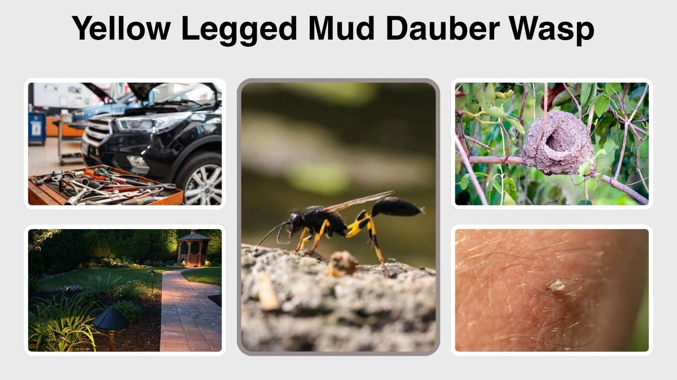 Yellow Legged Mud Dauber Wasp: Id, Nest, Sting & Safety Guide