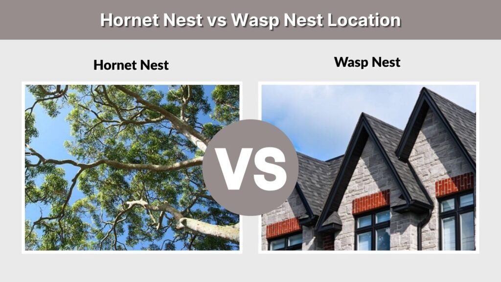 Hornet Nest vs Wasp Nest Location