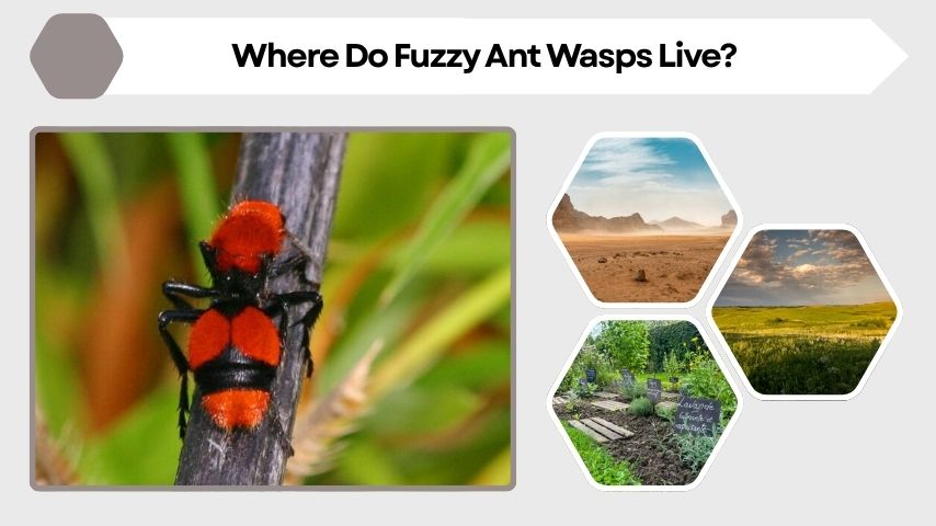 Where Do Fuzzy Ant Wasps Live?