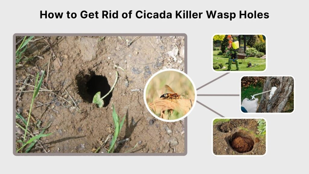 How to Get Rid of Cicada Killer Wasp Holes