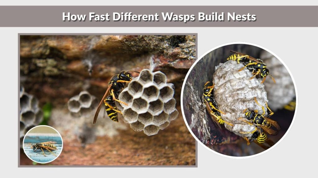 How Fast Different Wasps Build Nests