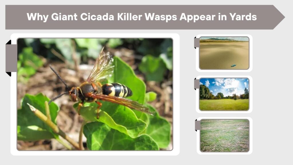 Why Giant Cicada Killer Wasps Appear in Yards