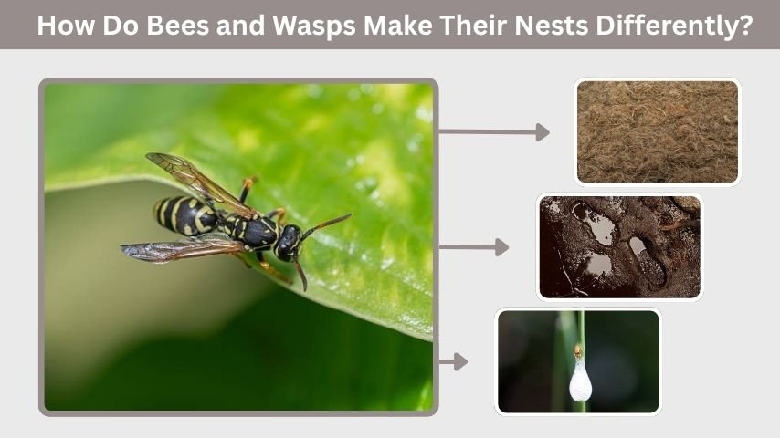 How Do Bees and Wasps Make Their Nests Differently?