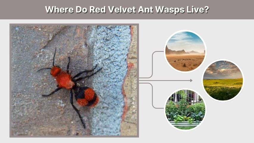 Where Do Red Velvet Ant Wasps Live?