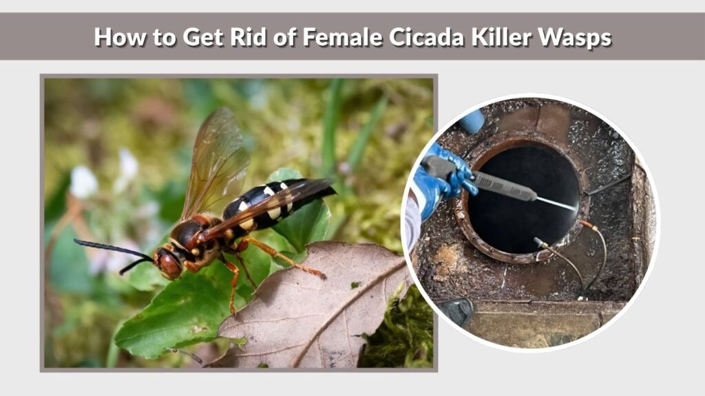 How to Get Rid of Female Cicada Killer Wasps