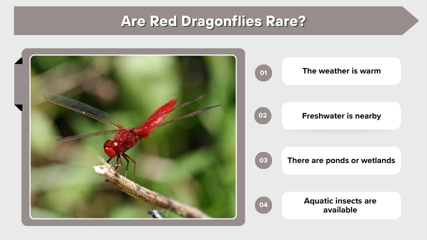 Are Red Dragonflies Rare?