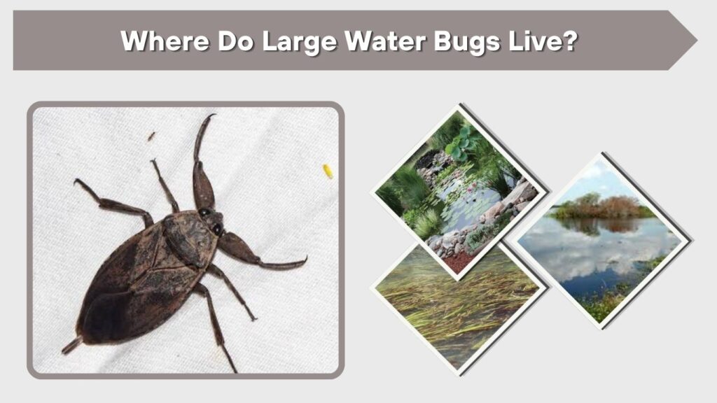 Where Do Large Water Bugs Live?