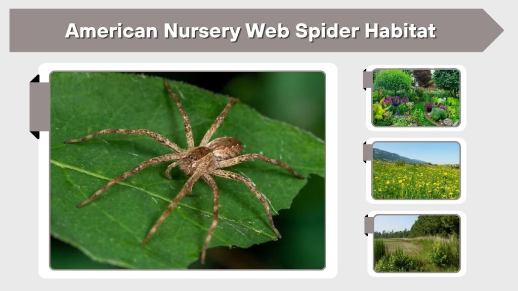 American Nursery Web Spider Habitat
