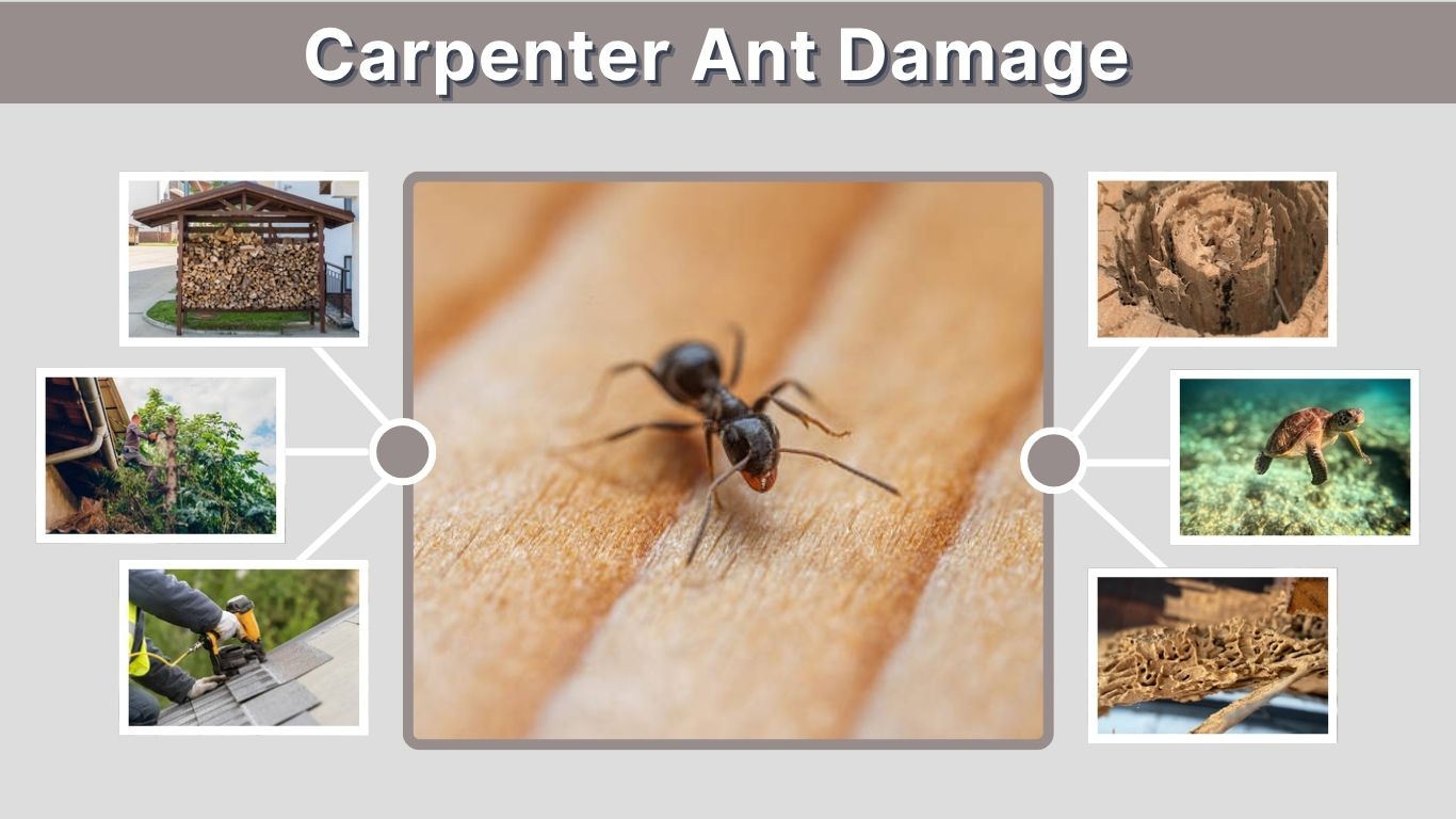 Carpenter Ant Damage: Signs, Wood Damage, and Repair Tips