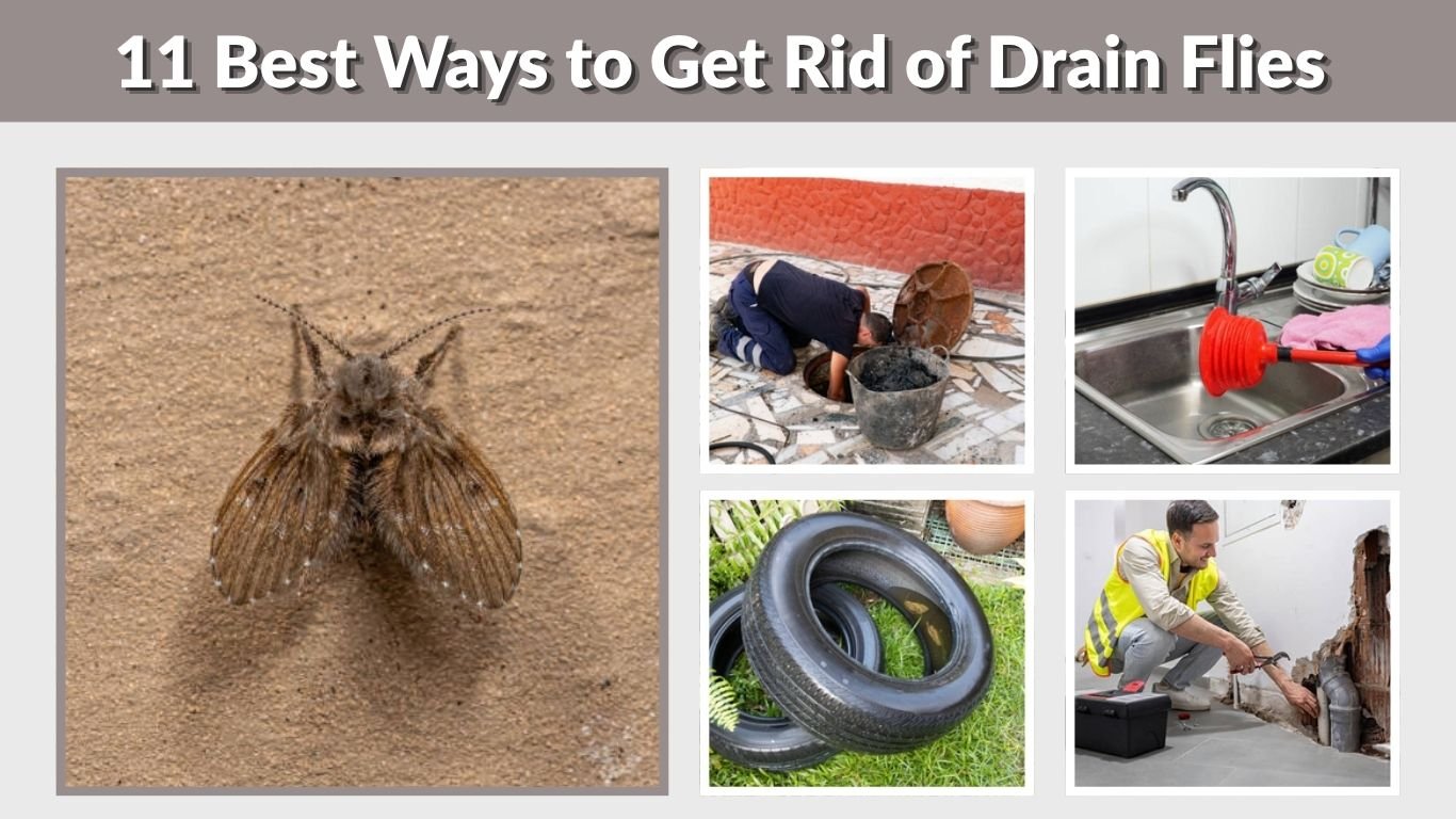 11 Best Ways to Get Rid of Drain Flies Permanently