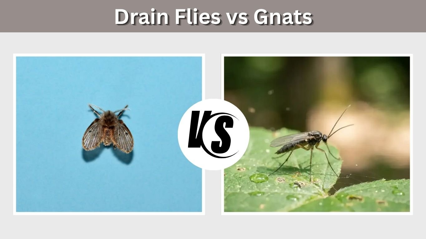 Drain Flies vs Gnats: How to Tell Them Apart