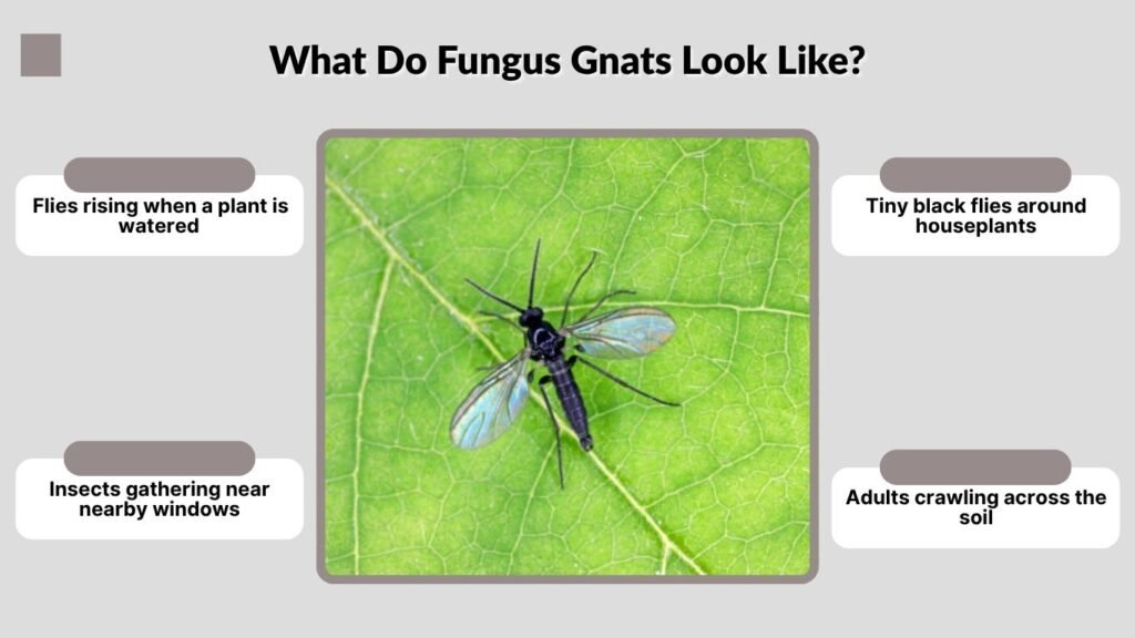 What Do Fungus Gnats Look Like?