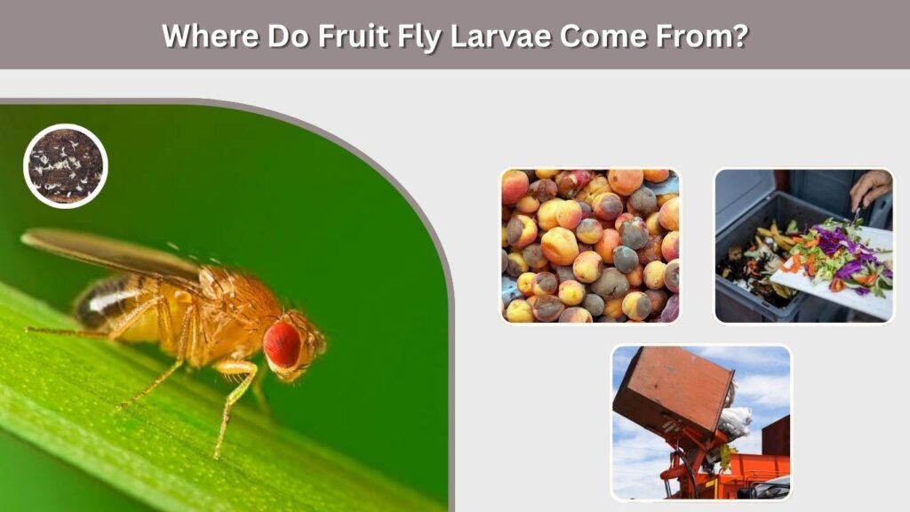 Where Do Fruit Fly Larvae Come From?