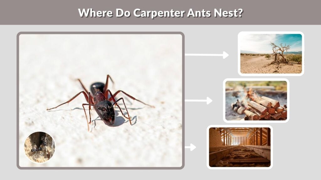 Where Do Carpenter Ants Nest?