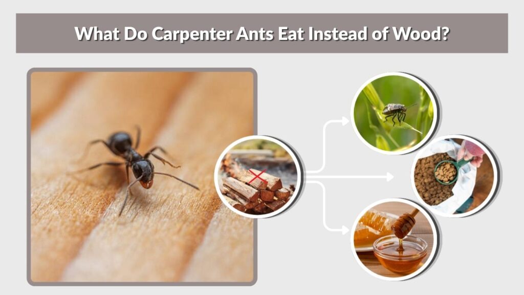 What Do Carpenter Ants Eat Instead of Wood?
