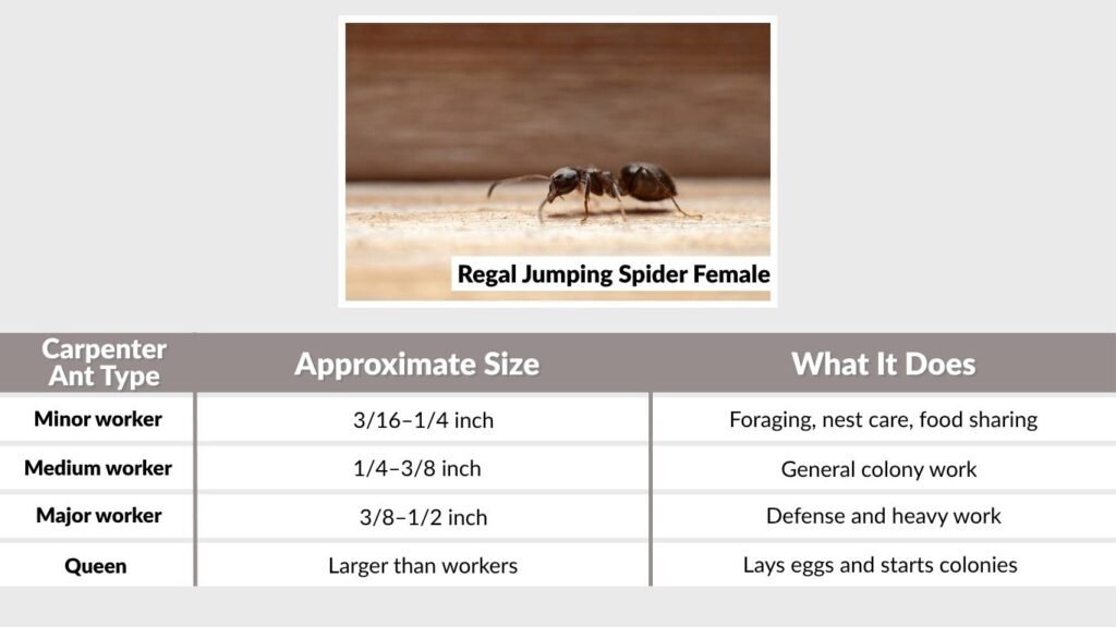 Why Carpenter Ants Come in Different Sizes