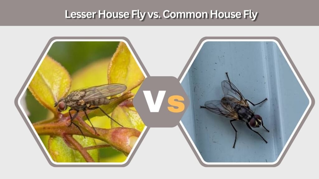 Lesser House Fly vs. Common House Fly