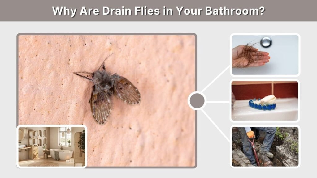 Why Are Drain Flies in Your Bathroom?