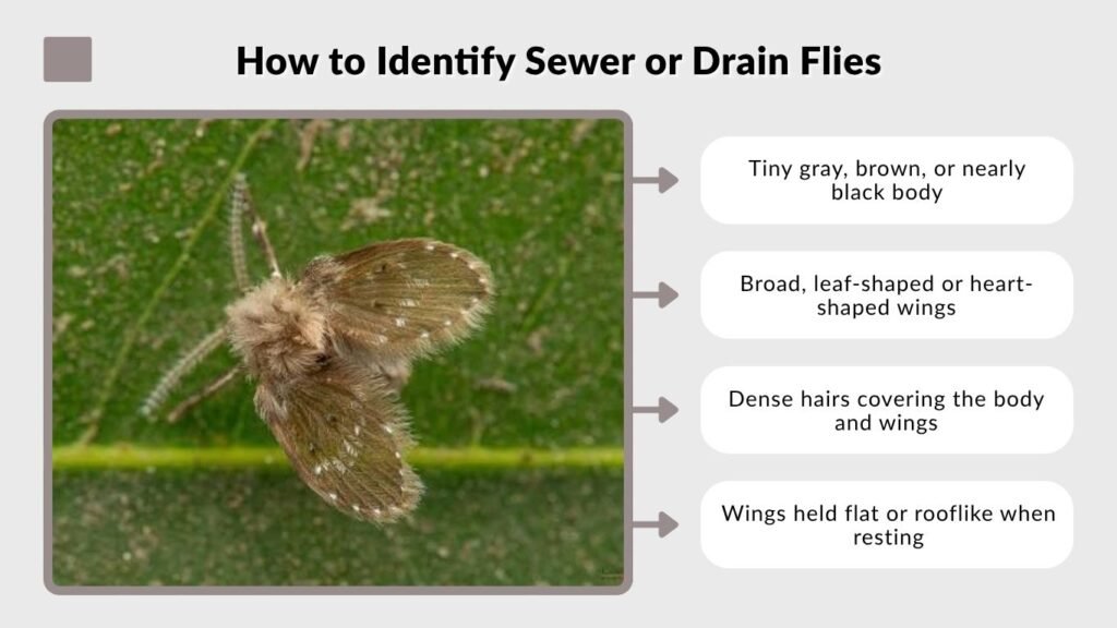 How to Identify Sewer or Drain Flies