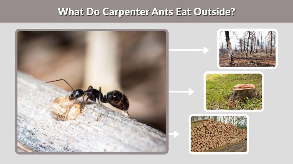 What Do Carpenter Ants Eat Outside?