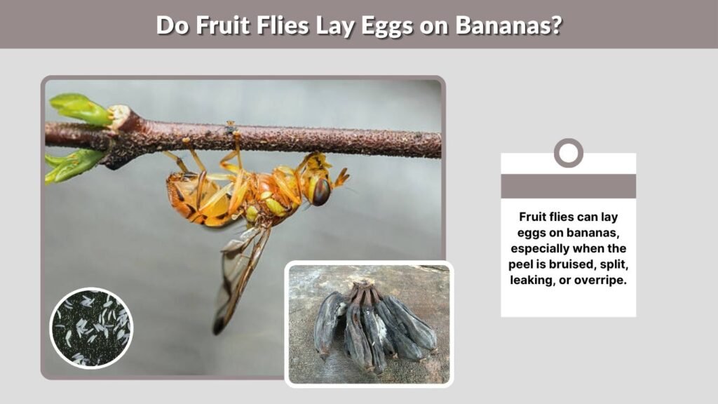 Do Fruit Flies Lay Eggs on Bananas?