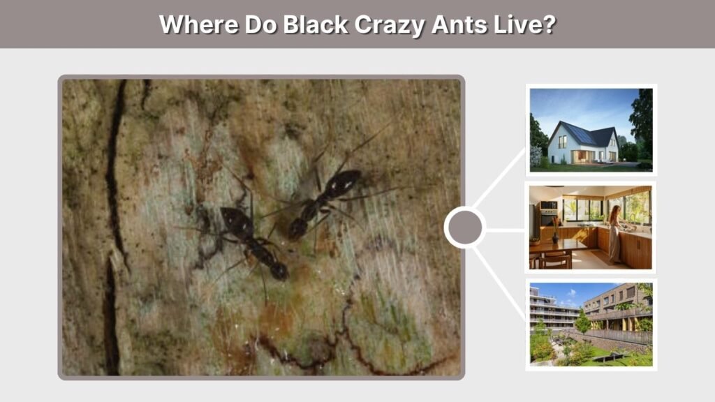 Where Do Black Crazy Ants Live?