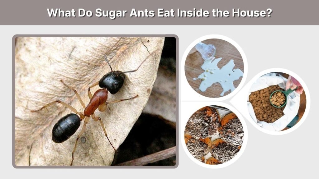 What Do Sugar Ants Eat Inside the House?
