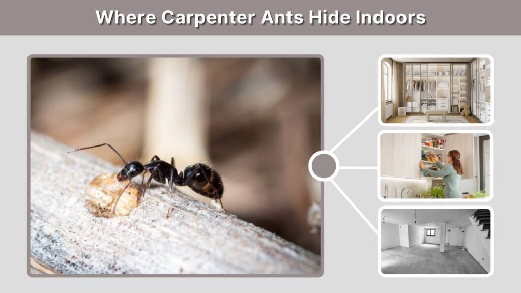 Where Carpenter Ants Hide Indoors
