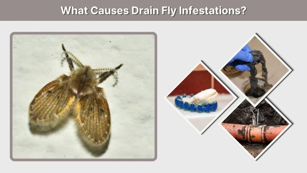 What Causes Drain Fly Infestations?
