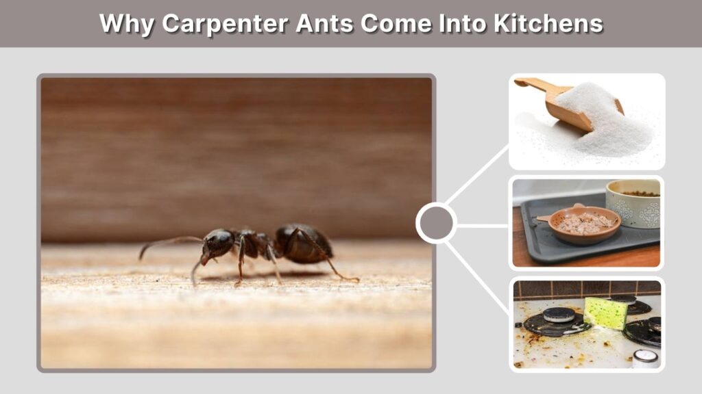 Why Carpenter Ants Come Into Kitchens