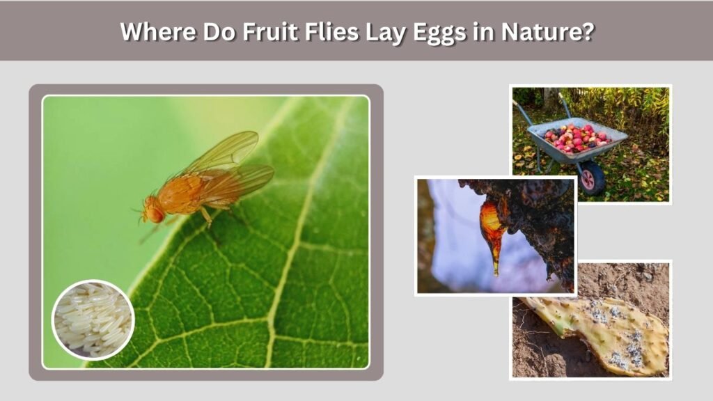 Where Do Fruit Flies Lay Eggs in Nature?