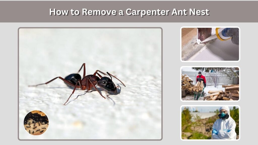 How to Remove a Carpenter Ant Nest