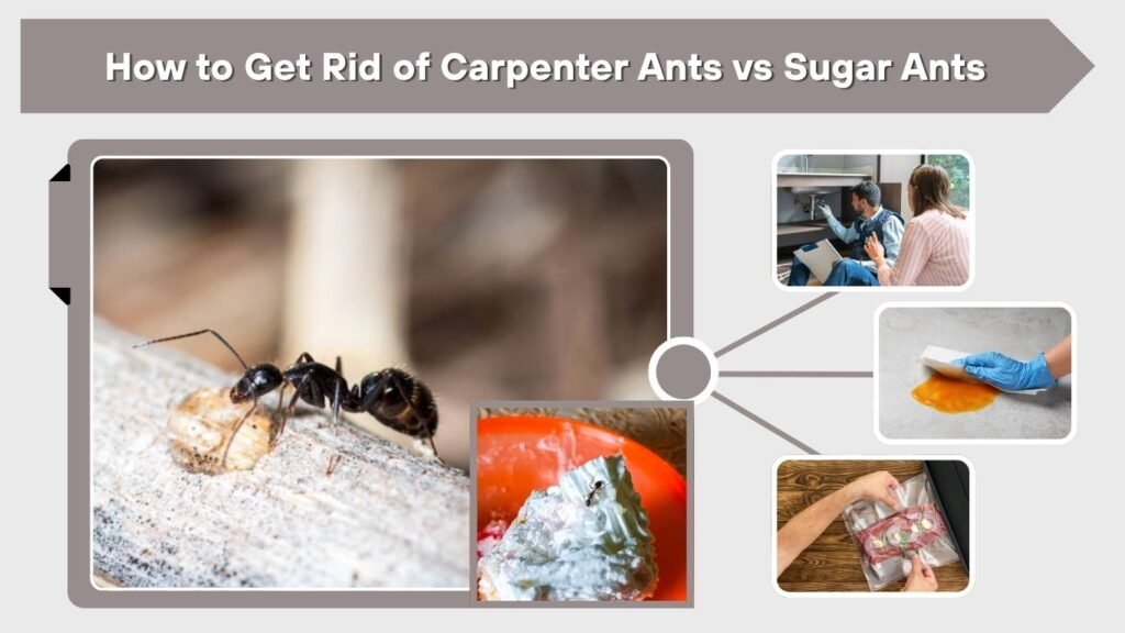 How to Get Rid of Carpenter Ants vs Sugar Ants