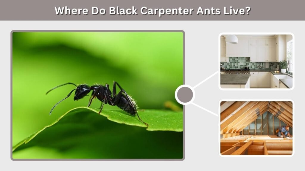 Where Do Black Carpenter Ants Live?