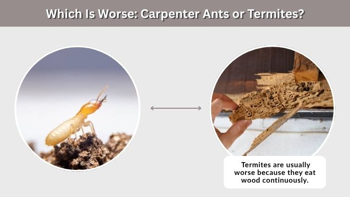 Which Is Worse: Carpenter Ants or Termites?