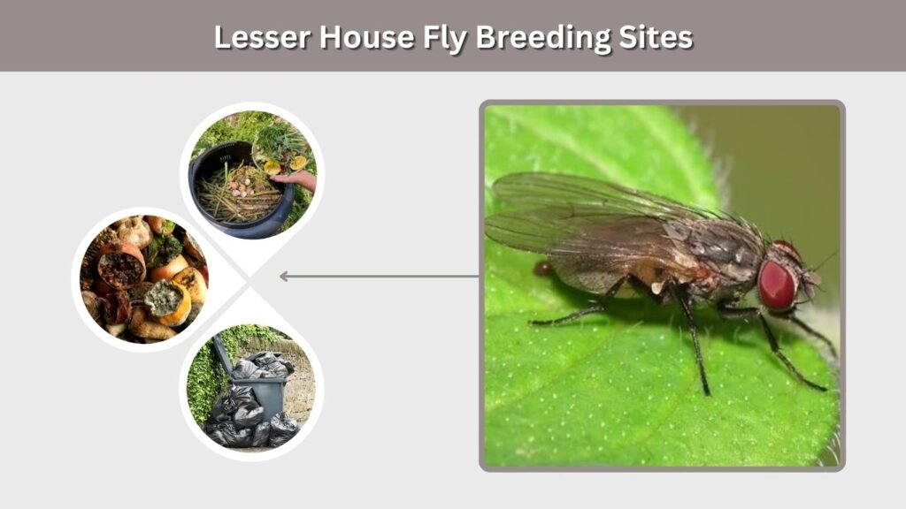 Lesser House Fly Breeding Sites
