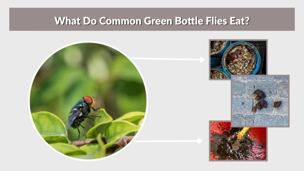 What Do Common Green Bottle Flies Eat?