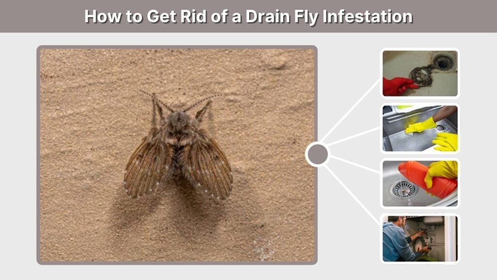 How to Get Rid of a Drain Fly Infestation
