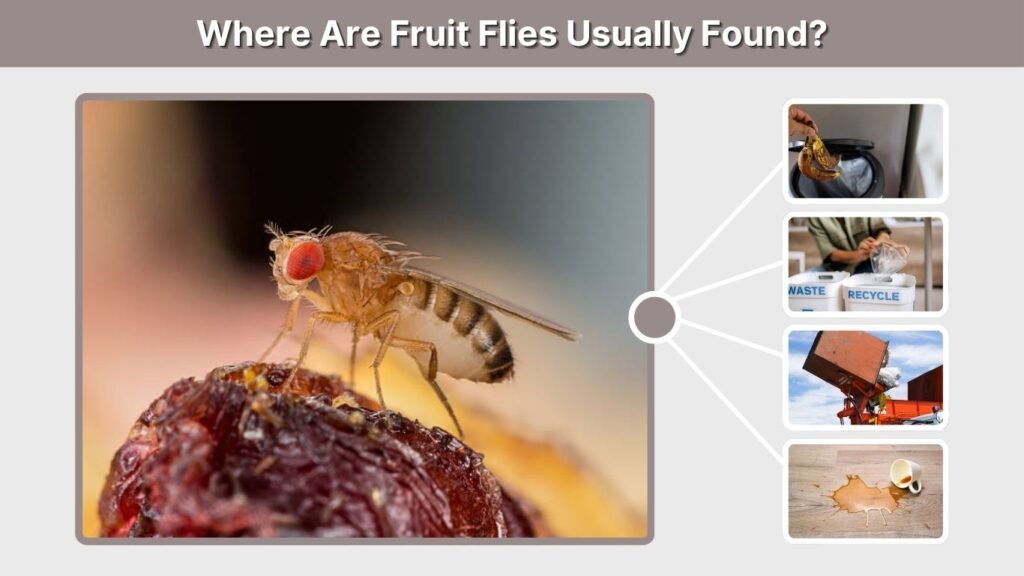 Where Are Fruit Flies Usually Found?