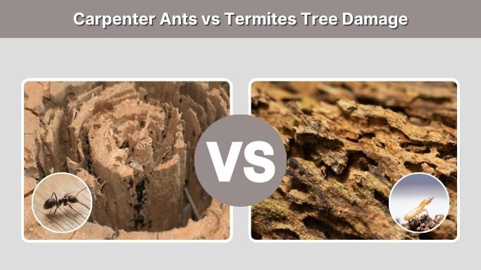Carpenter Ants vs Termites Tree Damage