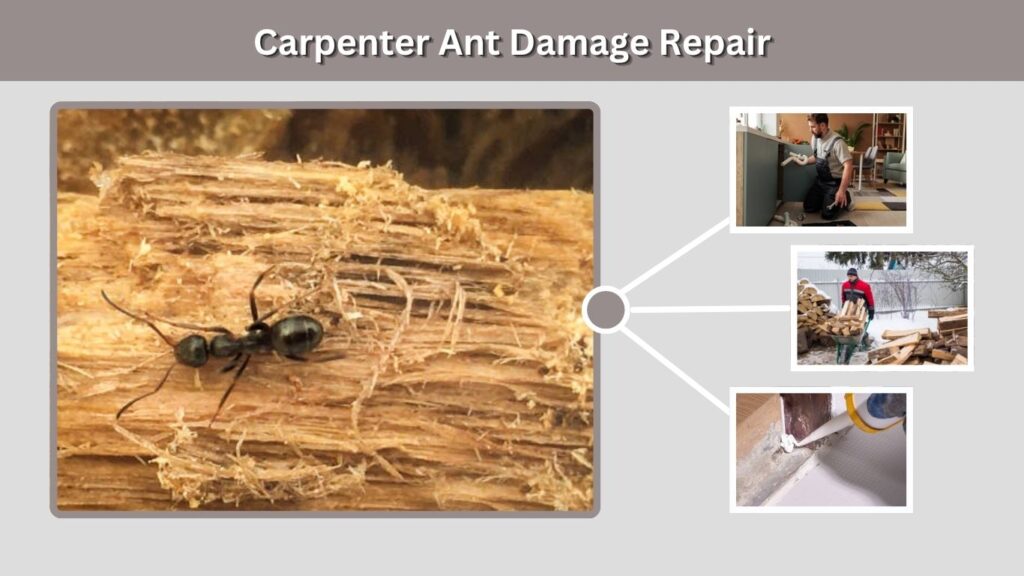Carpenter Ant Damage Repair